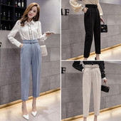 Uus mudel taskute ja vööga naistepüksid