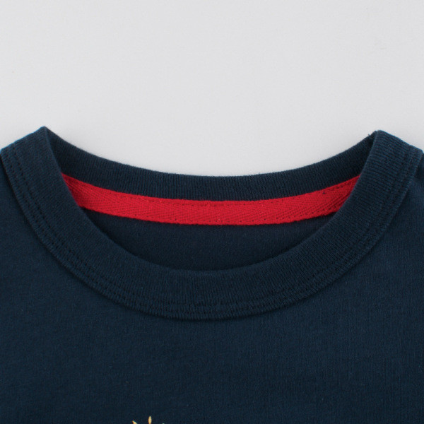 Vaikiški marškinėliai su aplikacijomis ir trumpomis rankovėmis berniukams