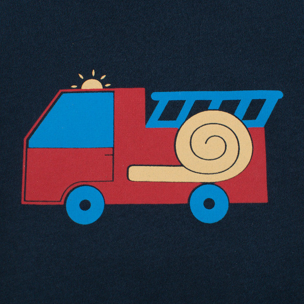 Vaikiški marškinėliai su aplikacijomis ir trumpomis rankovėmis berniukams