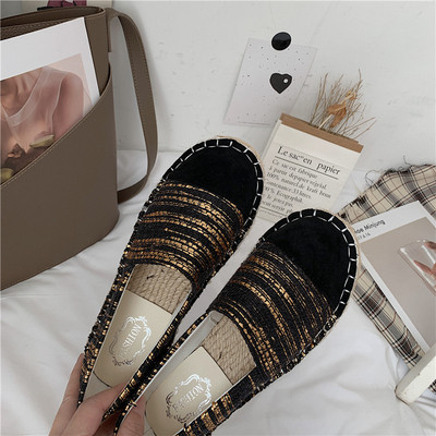 Espadrile de dama zilnice cu talpa plata