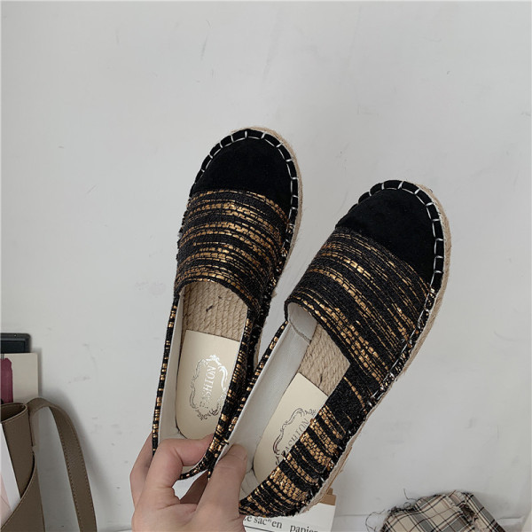 Espadrile de dama zilnice cu talpa plata