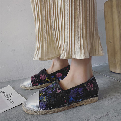 Pantofi de dama colorati casual cu talpa plate