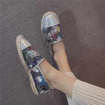 Pantofi de dama colorati casual cu talpa plate