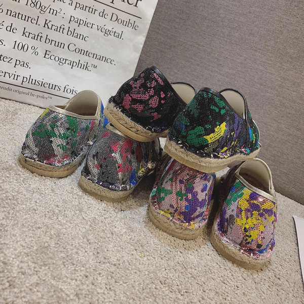 Pantofi de dama colorati casual cu talpa plate