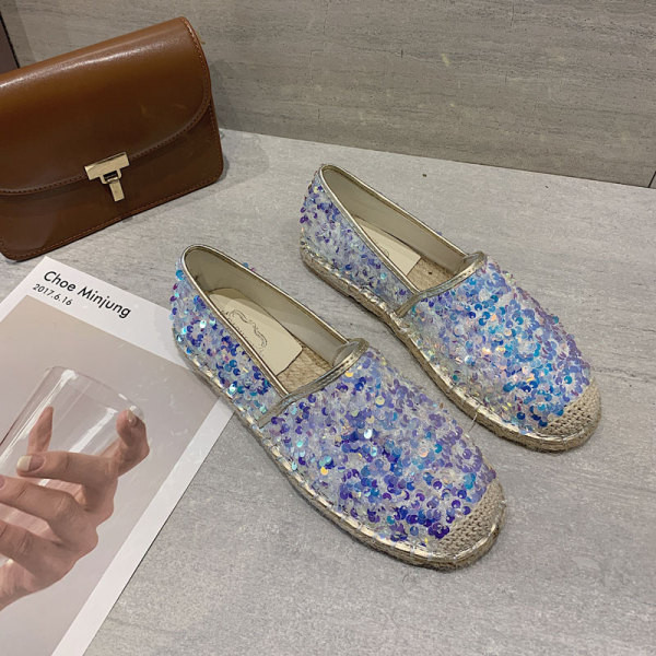 Ikdienas sieviešu espadrilles ar fliteriem