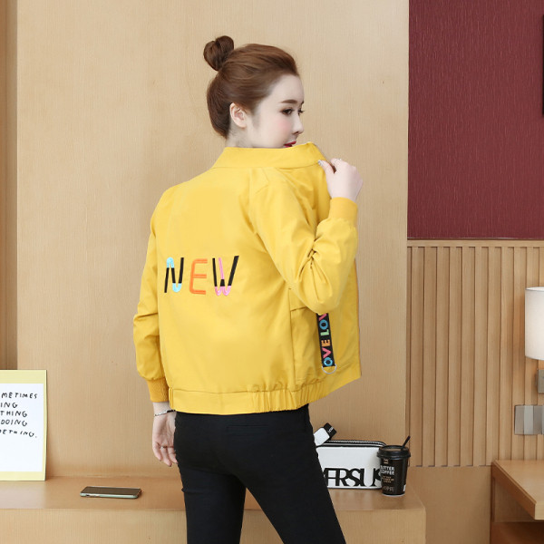 Ženska ležerna jakna s vezom pogodna za proljeće i jesen