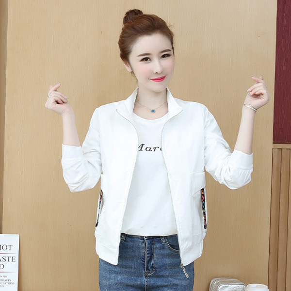 Ženska ležerna jakna s vezom pogodna za proljeće i jesen