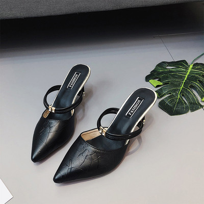 Sandale de dama moderne cu toc subtire model ascutit