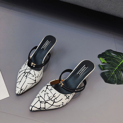 Sandale de dama moderne cu toc subtire model ascutit