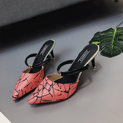 Sandale de dama moderne cu toc subtire model ascutit