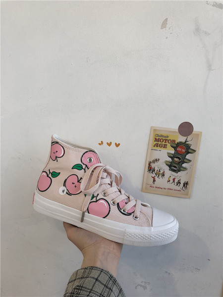 Ženske casual tekstilne tenisice s voćem - tri modela