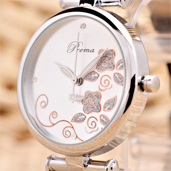Дамски часовник Prema Flowers в черно