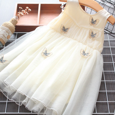 Új modell tüll és pillangós gyerekruha lányoknak