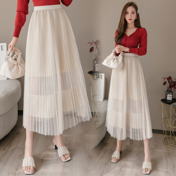 Moteriškas sijono kirpimo modelis aukštu juosmeniu ir A linija