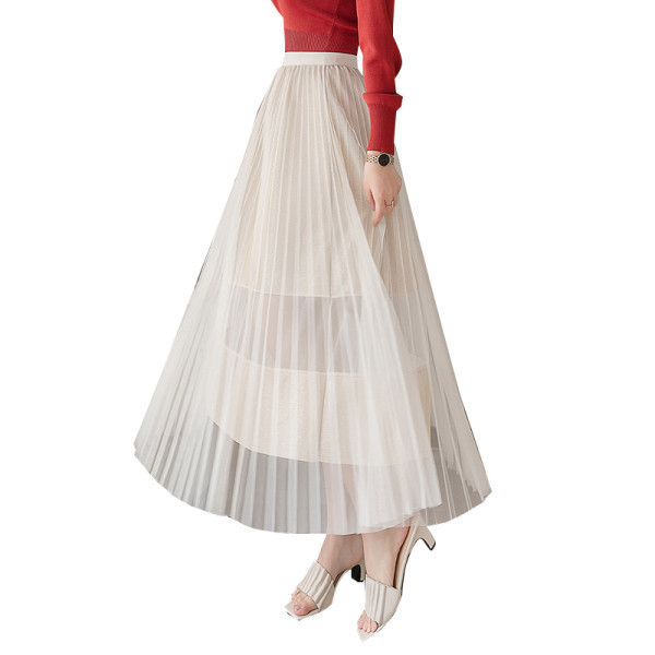 Moteriškas sijono kirpimo modelis aukštu juosmeniu ir A linija