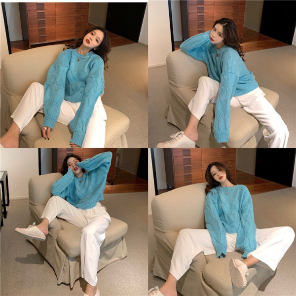 Moderns sieviešu plats džemperis