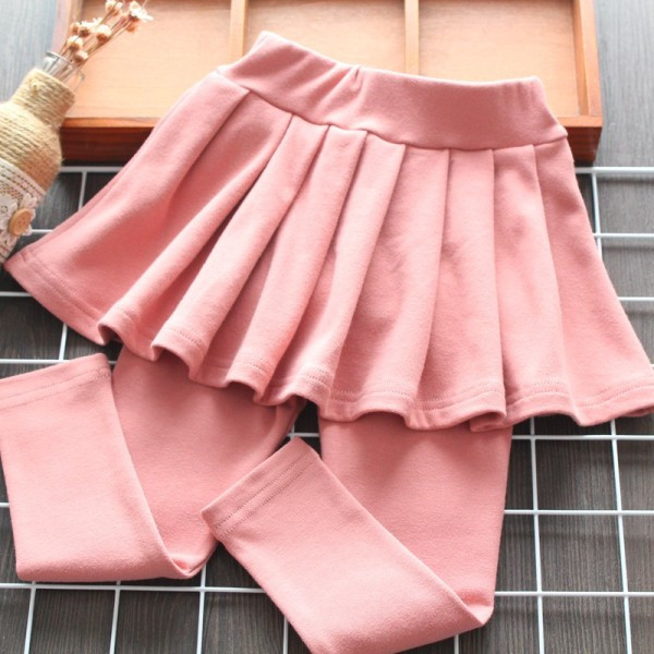 Modern gyerekszoknya-nadrág lányoknak