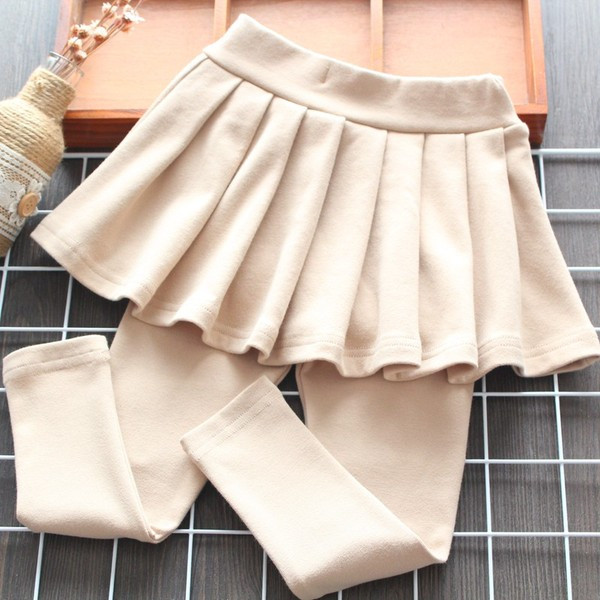 Modern gyerekszoknya-nadrág lányoknak