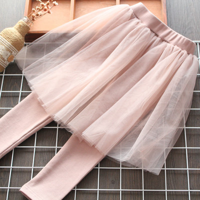 Fusta-pantaloni pentru copii moderni pentru fete cu tul