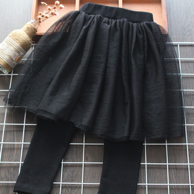 Fusta-pantaloni pentru copii moderni pentru fete cu tul