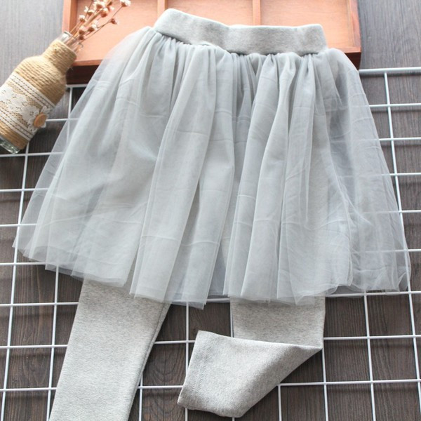 Fusta-pantaloni pentru copii moderni pentru fete cu tul