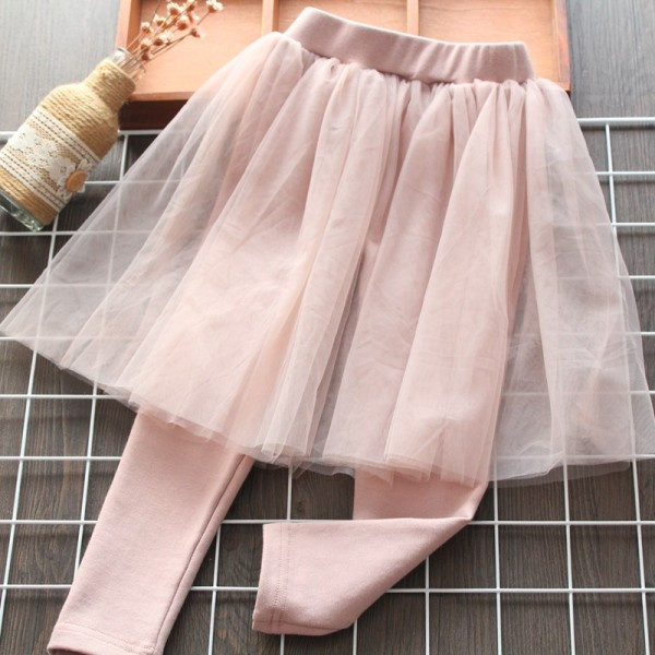 Fusta-pantaloni pentru copii moderni pentru fete cu tul