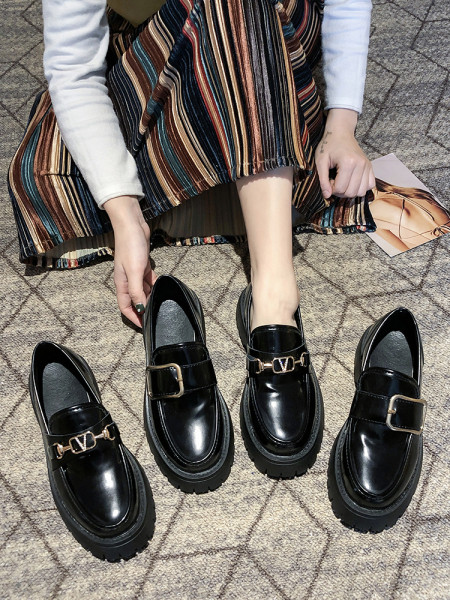 Mocasini eleganti de dama din piele ecologica in doua modele