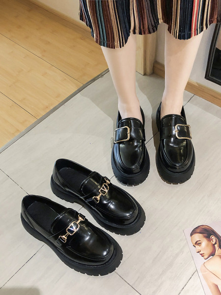 Mocasini eleganti de dama din piele ecologica in doua modele