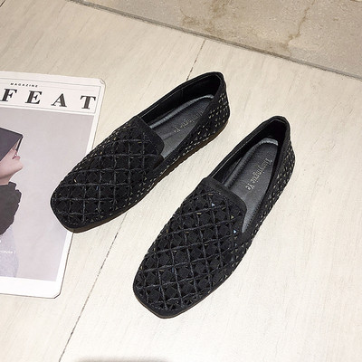 Model nou de mocasini de dama de primavara cu talpa plata