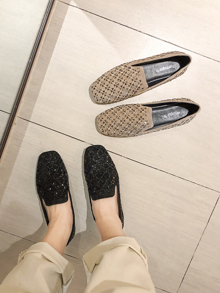 Model nou de mocasini de dama de primavara cu talpa plata