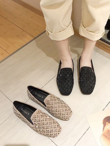 Model nou de mocasini de dama de primavara cu talpa plata