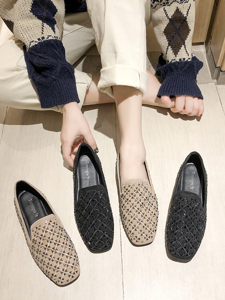 Model nou de mocasini de dama de primavara cu talpa plata