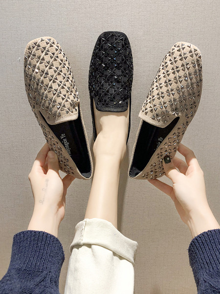 Model nou de mocasini de dama de primavara cu talpa plata