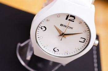 Дамски часовник BINCHI Diamond бял