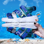 Ikdienas sieviešu sandales ar augstām zolēm un krāsainiem velcro ielāpiem