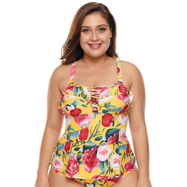 Cijeli kupaći kostim s cvjetnim uzorkom i veličine do 3XL