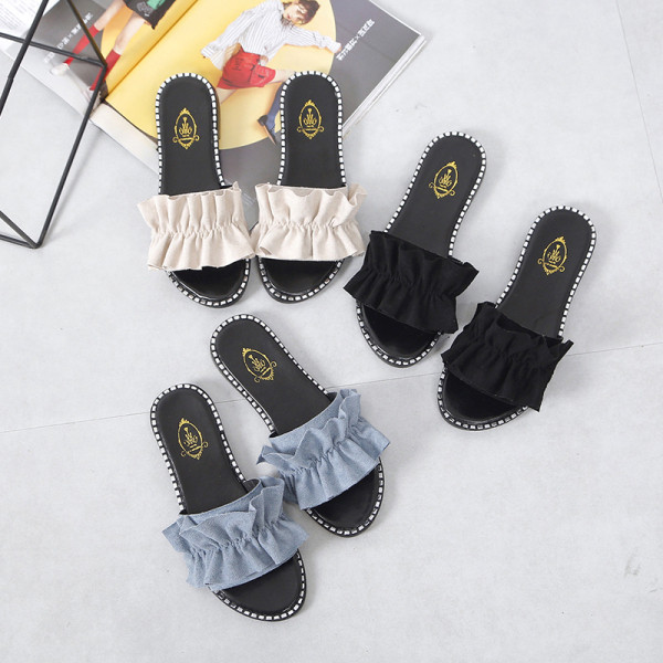 Papuci casual dama cu talpa plate