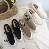 Ženske casual cipele s ravnim potplatom i puhom