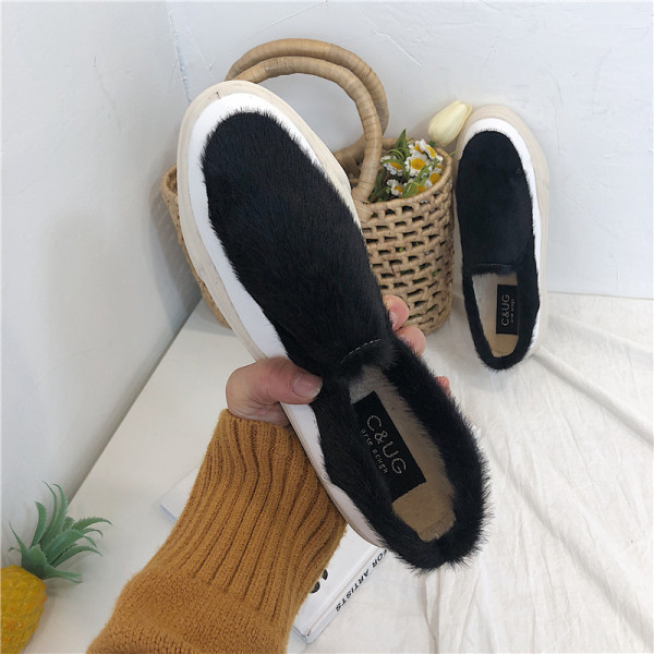 Ženske casual cipele s ravnim potplatom i puhom