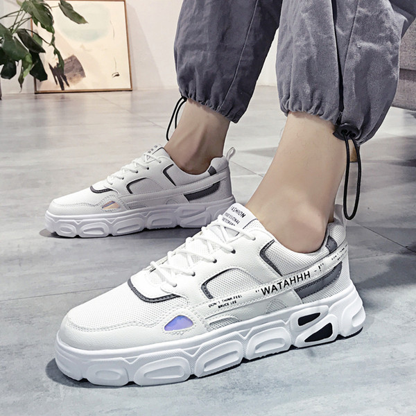 Adidași casual din piele ecologică și material textil