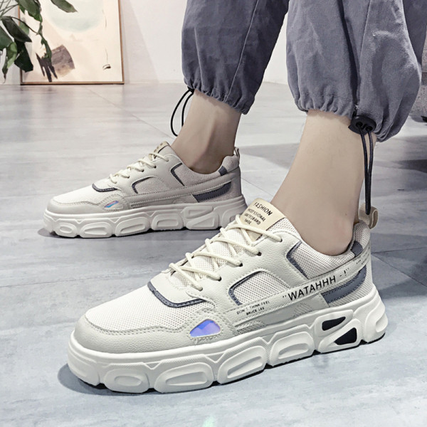 Adidași casual din piele ecologică și material textil