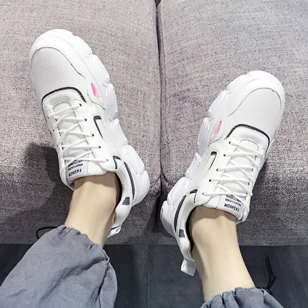 Adidași casual din piele ecologică și material textil