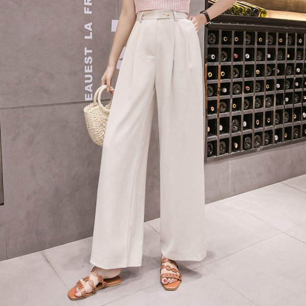 Platas sieviešu bikses ar augstu vidukli