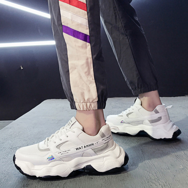 Adidași casual pentru bărbați, cu talpă aspră și șireturi