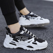 Vyriški spyruokliniai sportbačiai su raišteliais iš eko odos ir tekstilės