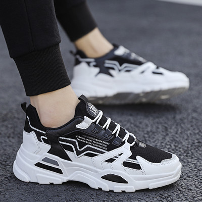 Vyriški spyruokliniai sportbačiai su raišteliais iš eko odos ir tekstilės