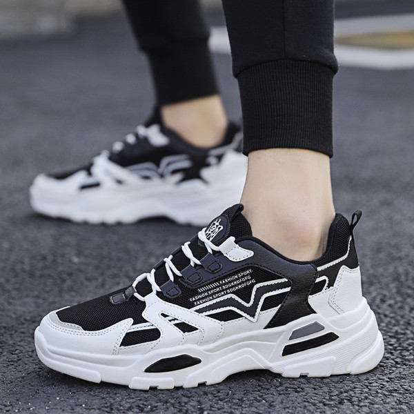 Vyriški spyruokliniai sportbačiai su raišteliais iš eko odos ir tekstilės