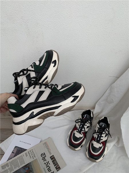 Adidasi casual dama cu talpa inalta de 4 cm