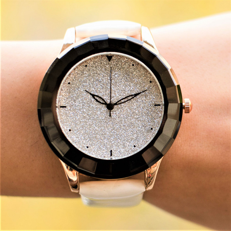 Дамски часовник Selden Sand, бял