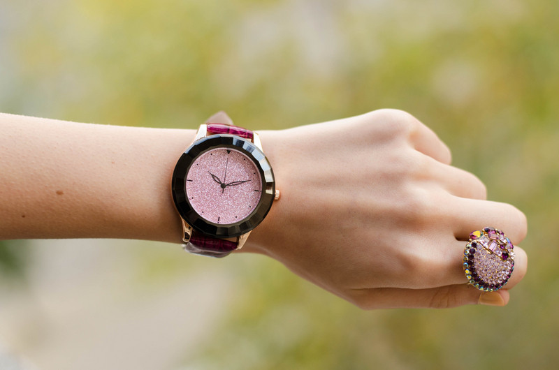 Дамски часовник Selden Sand, лилав